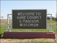Airport Welcome Sign