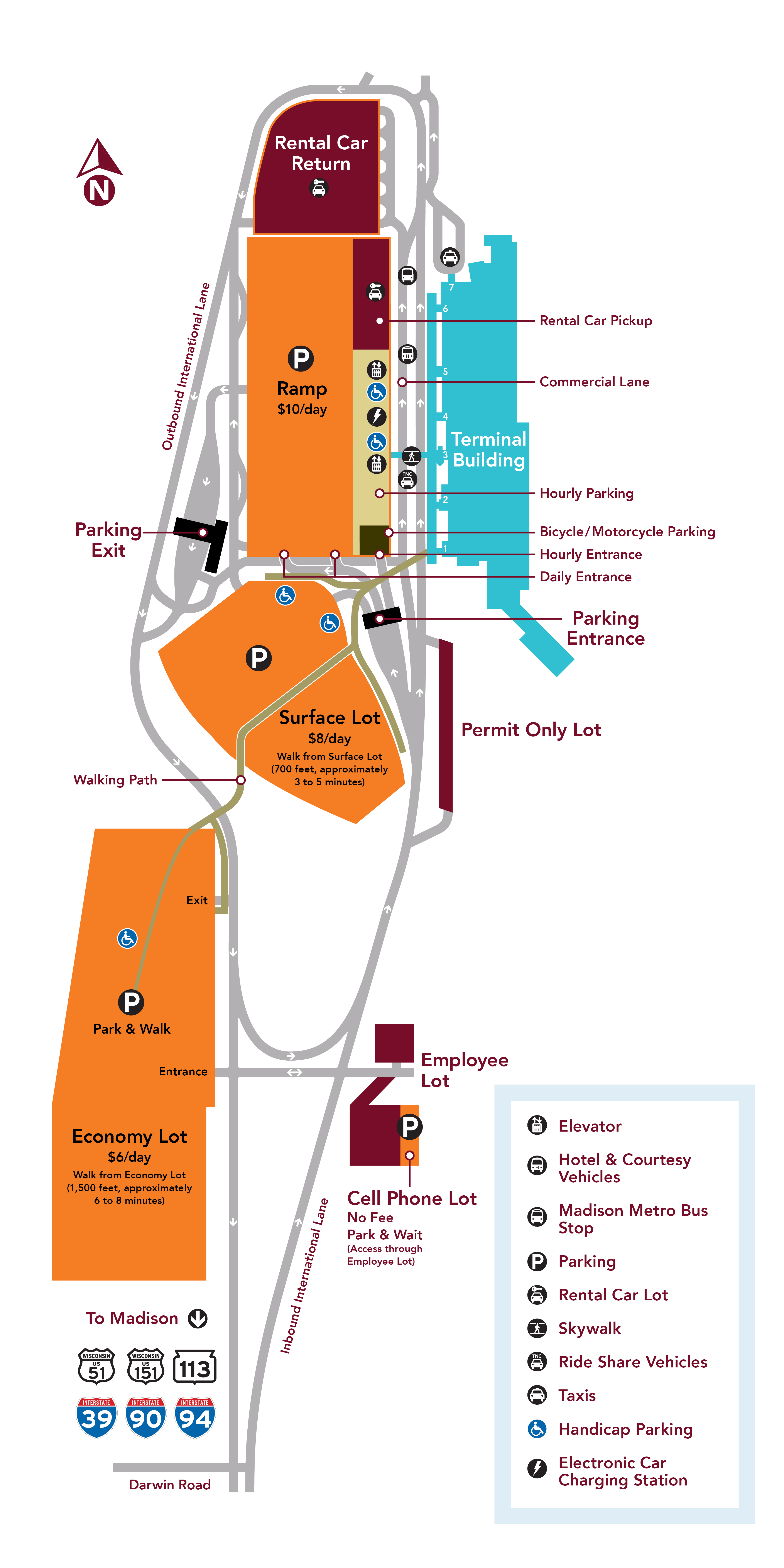 Parking area map - click for PDF